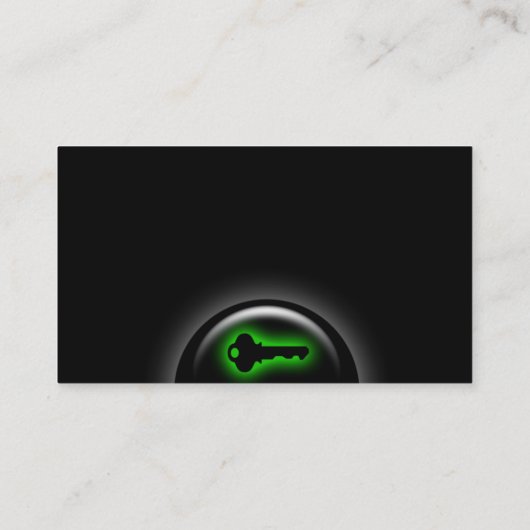 Classy Locksmith einzigartige Visitenkarten Visitenkarte (Rückseite)