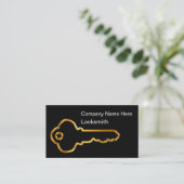 Classy Locksmith Modern Business Cards Visitenkarte (Stehend Vorderseite)