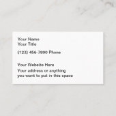 Classy Locksmith Modern Business Cards Visitenkarte (Rückseite)