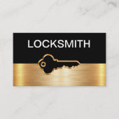 Classy Locksmith Security Business Cards Visitenkarte (Vorderseite)