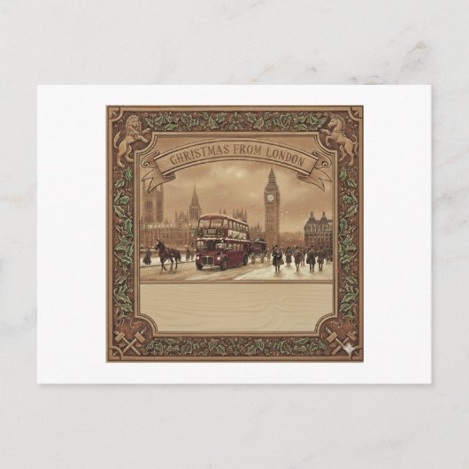 Classy London PostCards BigBen Postkarte (Vorderseite)