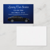 Classy Luxury Car Service Taxi Fahrer Visitenkarte (Vorne/Hinten)