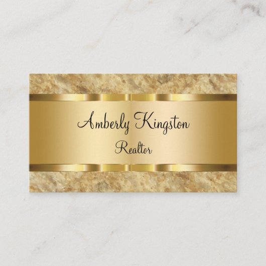 Classy Luxury Zuhause Sales Rep Visitenkarte (Vorderseite)