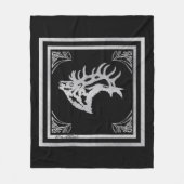 Classy Majestic Bull Elk Fleecedecke (Vorderseite)