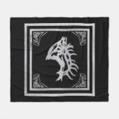 Classy Majestic Bull Elk Fleecedecke (Vorderseite (Horizontal))