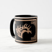 Classy Majestic Bull Elk Tasse (Vorderseite Links)