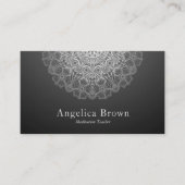 Classy Mandala Business Card Visitenkarte (Vorderseite)