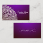 Classy Mandala Business Card Visitenkarte (Vorne/Hinten)