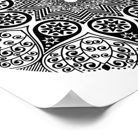 Classy Mandala Poster (Ecke)