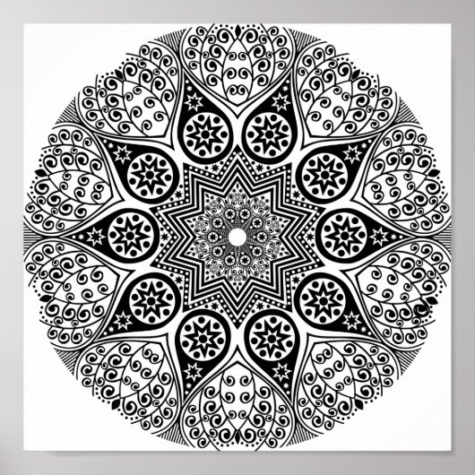 Classy Mandala Poster (Vorne)