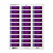Classy Mandala Return Address Label (Vorne)