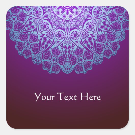 Classy Mandala Sticker (Vorderseite)