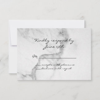 Classy Marble UAWG RSVP Karte
