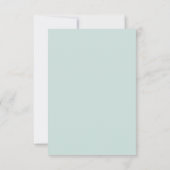 Classy Marble UAWG Wedding RSVP Karte (Rückseite)