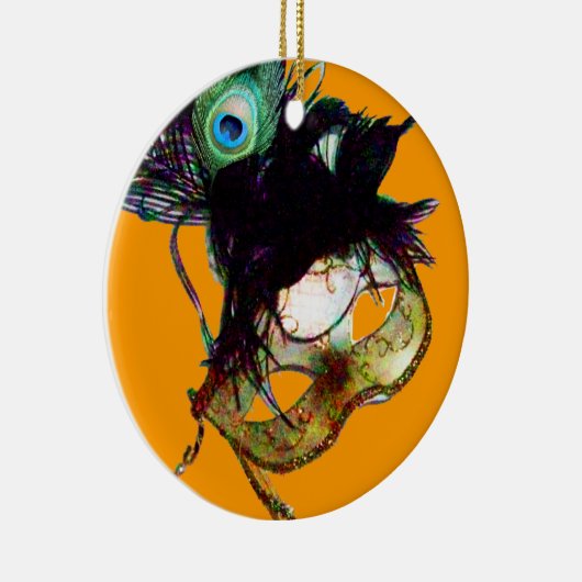 CLASSY MARDI GRAS MASQUERADE PARTY KERAMIKORNAMENT (Rechts)