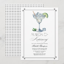 Classy Margs & Matrimony Margarita Brautparty Einladung