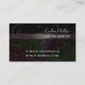 Classy Marketing Consultant Visitenkarten Visitenkarte (Rückseite)