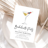Classy Martini Cocktail Eleganter Junggeselinnen-A Einladung