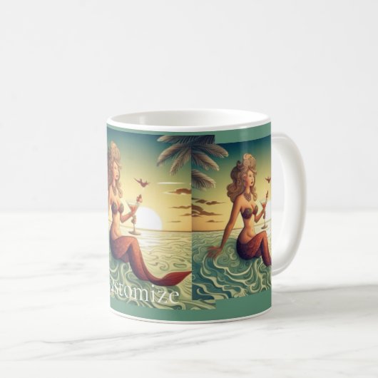 Classy Martini Mermaid Thunder_Cove Kaffeetasse (VorderseiteRechts)