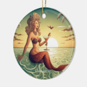 Classy Martini Mermaid Thunder_Cove Keramik Ornament (Links)