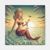 Classy Martini Mermaid Thunder_Cove Magnet (Vorne)