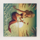 Classy Martini Mermaid Thunder_Cove Puzzle (Horizontal)