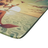 Classy Martini Mermaid Thunder_Cove Schneidebrett (Ecke)