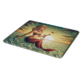 Classy Martini Mermaid Thunder_Cove Schneidebrett (Ecke)