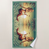 Classy Martini Mermaid Thunder_Cove Strandtuch (Vorderseite)