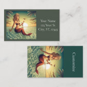 Classy Martini Mermaid Thunder_Cove Visitenkarte (Vorne/Hinten)