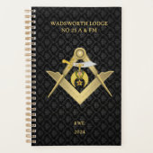 Classy Masonic Shriners Personalisiert Planer (Vorderseite)