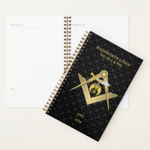 Classy Masonic Shriners Personalisiert Planer