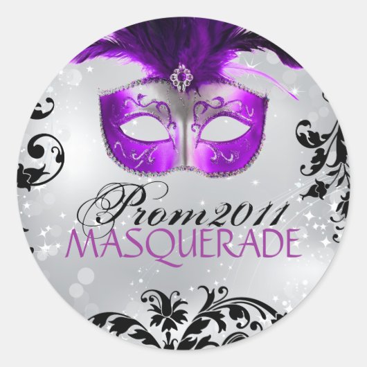 Classy Masquerade Sticker (Vorderseite)