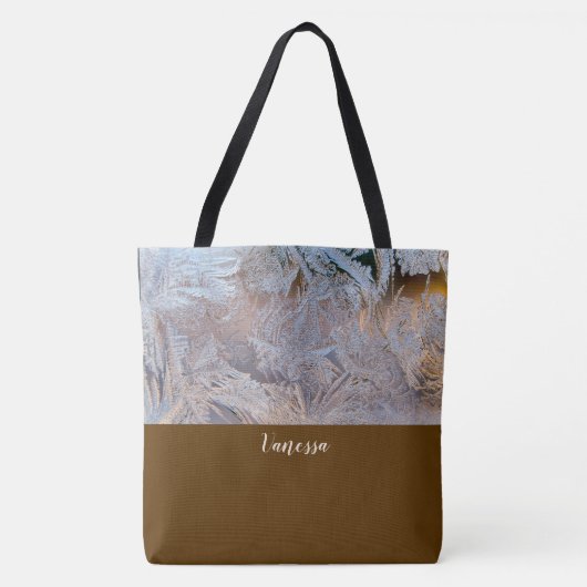 Classy Mattiert Mit Monogramm Tote Bag Tasche (Vorderseite)
