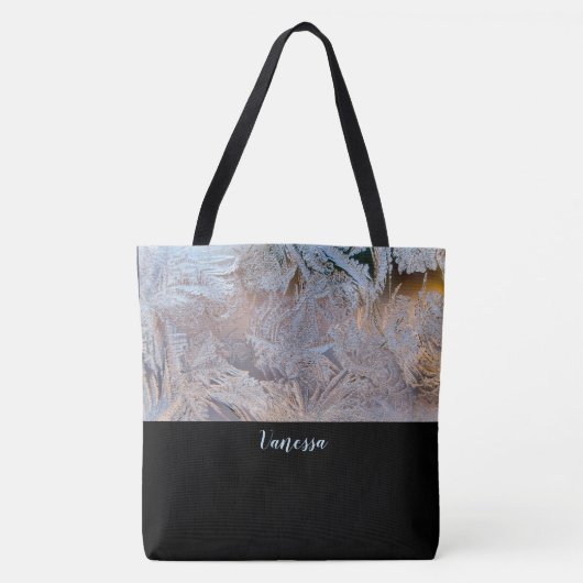 Classy Mattiert Mit Monogramm Tote Bag Tasche (Vorderseite)