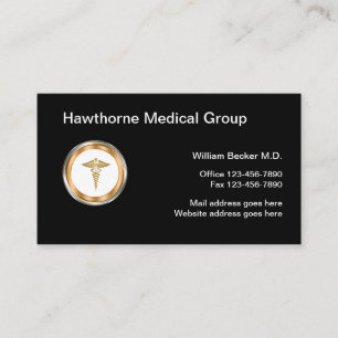 Classy Medical Doctor mit Logo-Emblem Visitenkarte