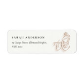 Classy Minimal Gold Krishna Indian Address (Vorne)