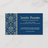 Classy Mittelalterliches Monogramm Gold Midnight B Visitenkarte (Vorderseite)