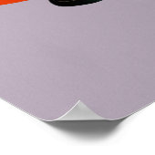 Classy Mod Fox Girl Poster (Ecke)