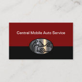 Classy Modern Auto Mechanic Roadside Assistance Visitenkarte (Vorderseite)