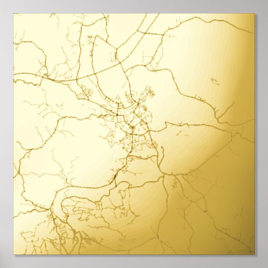 Classy Modern Elegant Geschenkkarte Karlovac Kroat Foliendrucke (Vorderseite)