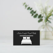 Classy Modern Hotel Travel Business Cards Visitenkarte (Stehend Vorderseite)