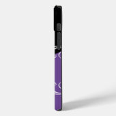 Classy Monogram Glitzy Bling Case-Mate iPhone Hülle (Rückseite / Links)