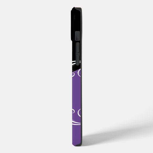 Classy Monogram Glitzy Bling Case-Mate iPhone Hülle (Rückseite / Links)