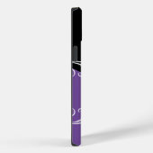 Classy Monogram Glitzy Bling Case-Mate iPhone Hülle (Rückseite / Rechts)