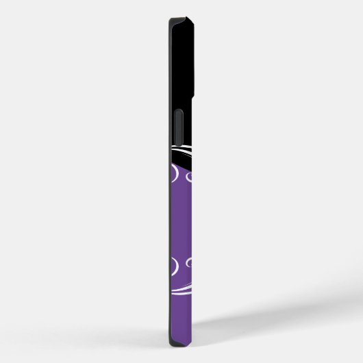 Classy Monogram Glitzy Bling Case-Mate iPhone Hülle (Rückseite / Rechts)