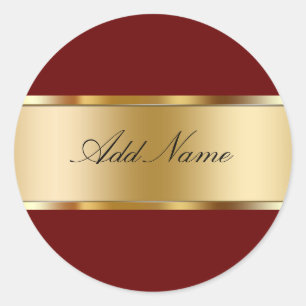 Classy Monogram Stickers