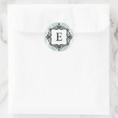 Classy Monogram Umschlag Aufkleber (Tasche)
