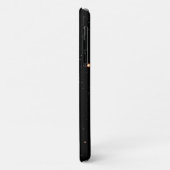 Classy Monogramm Natur Bling Rhinestone Case-Mate iPhone Hülle (Hinten/Links)