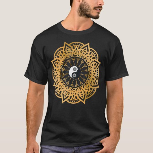 Classy Mood Lotus Blume Mandala Yoga Medizin G T-Shirt (Vorderseite)